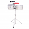 Latin Percussion LP256-S - Timbalesy Tito Puente Stainless Steel - 1 Latin Percussion LP256-S - Timbalesy Tito Puente Stainless Steel - 1