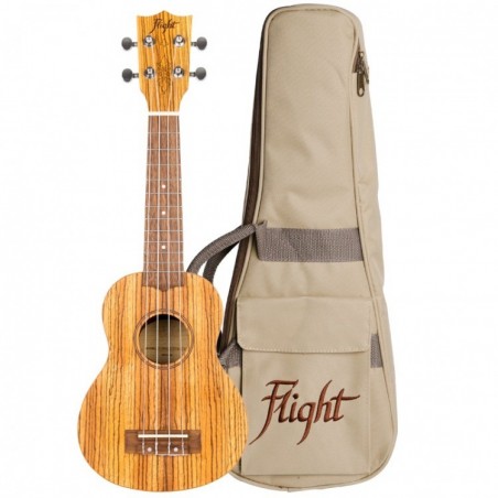 FLIGHT DUS322 ZEBslsZEB - ukulele sopranowe z pokrowcem
