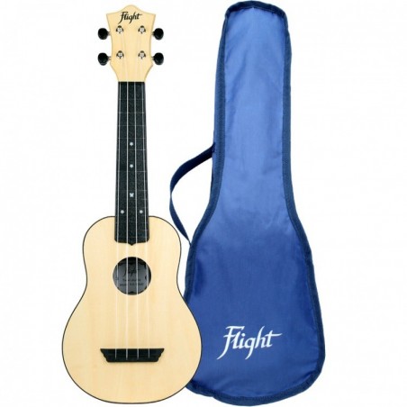 FLIGHT TUS35 NAT - ukulele sopranowe z pokrowcem