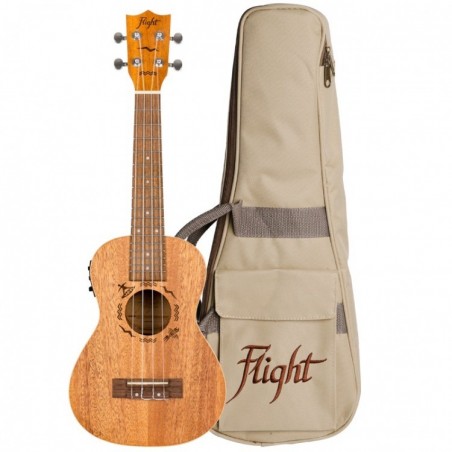 FLIGHT DUC323 CEQ MAHslsMAH - ukulele koncertowe z pokrowcem