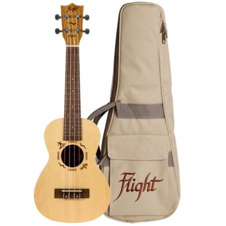 FLIGHT DUC525 SPslsZEB - ukulele koncertowe z pokrowcem