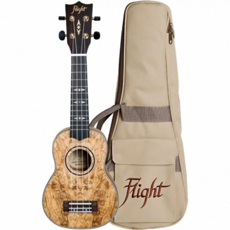 FLIGHT DUS410 QAslsQA - ukulele sopranowe z pokrowcem