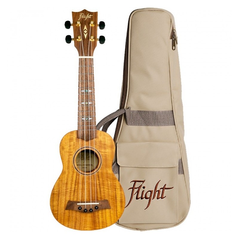 FLIGHT DUS440 KOA - ukulele sopranowe z pokrowcem