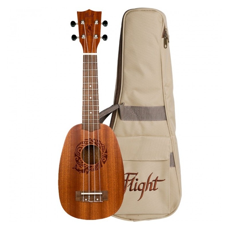 FLIGHT NUP310 PINEAPPLE - ukulele sopranowe z pokrowcem