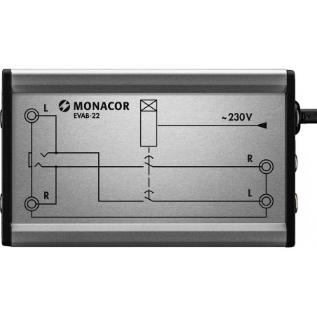 Monacor EVAB-22 - Opóźniacz włączania linii głośnikowej - 1
