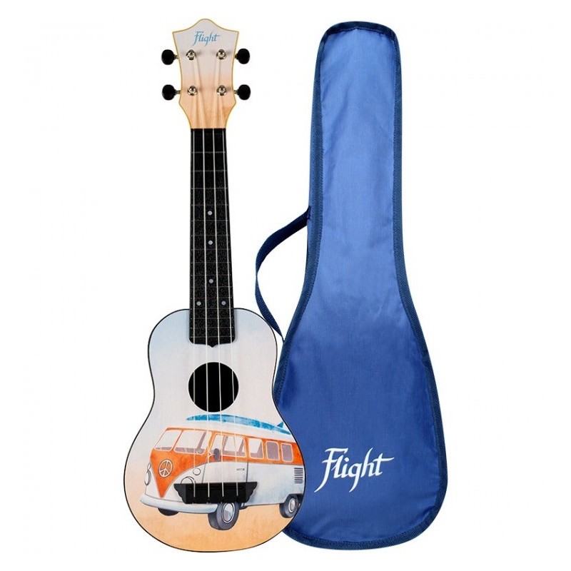 FLIGHT TUS25 BUS - ukulele sopranowe z pokrowcem