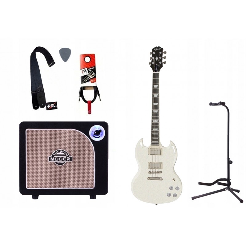 Gitara elektryczna + wzmacniacz 15W zestaw 1233 - 1 Gitara elektryczna + wzmacniacz 15W zestaw 1233 - 1