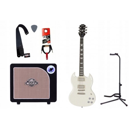 Gitara elektryczna + wzmacniacz 15W zestaw 1233 - 1