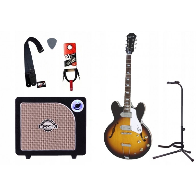 Gitara elektryczna + wzmacniacz 15W zestaw 1245 - 1 Gitara elektryczna + wzmacniacz 15W zestaw 1245 - 1