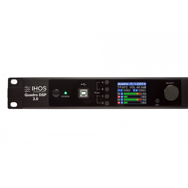 IHOS Quadro DSP 2.0 - cyfrowy wzmacniacz DSP - 5