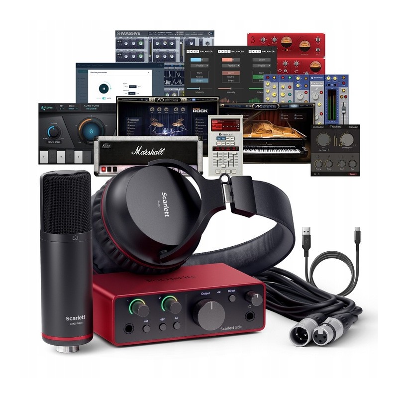 Focusrite Scarlett Solo Studio 4th Gen - zestaw studyjny - 1