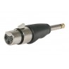 IHOS IC-ADPT-XLR-F2MNJACK - adapter XLR (żeński) do gniazda mono 6,3 mm - 1 IHOS IC-ADPT-XLR-F2MNJACK - adapter XLR (żeński) do gniazda mono 6,3 mm - 1