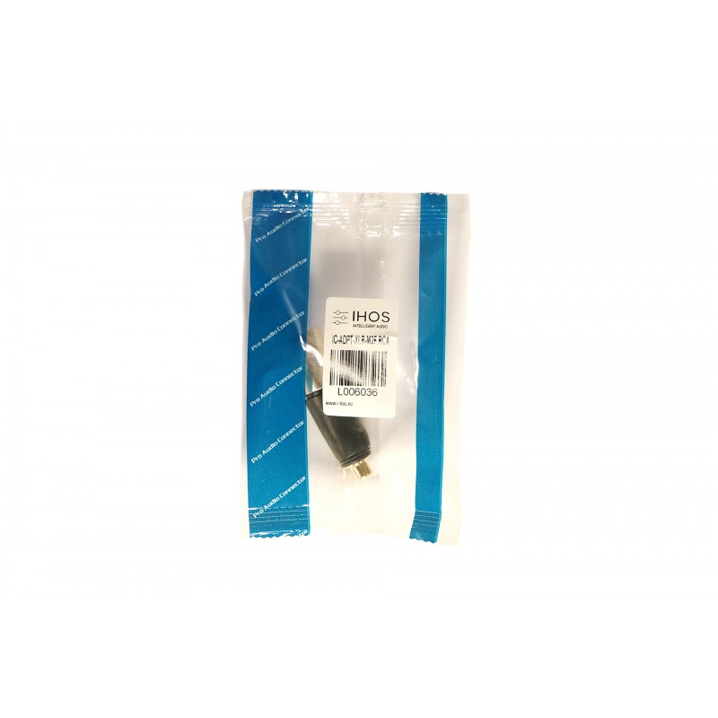 IHOS IC-ADPT-XLR-M2F.RCA - adapter XLR (męski) na RCA (żeński) - 2 IHOS IC-ADPT-XLR-M2F.RCA - adapter XLR (męski) na RCA (żeński) - 2