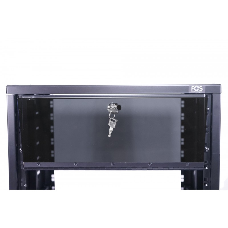IHOS IRack Plexi 4U - panel rack 4U z zamkiem na klucz - 2 IHOS IRack Plexi 4U - panel rack 4U z zamkiem na klucz - 2