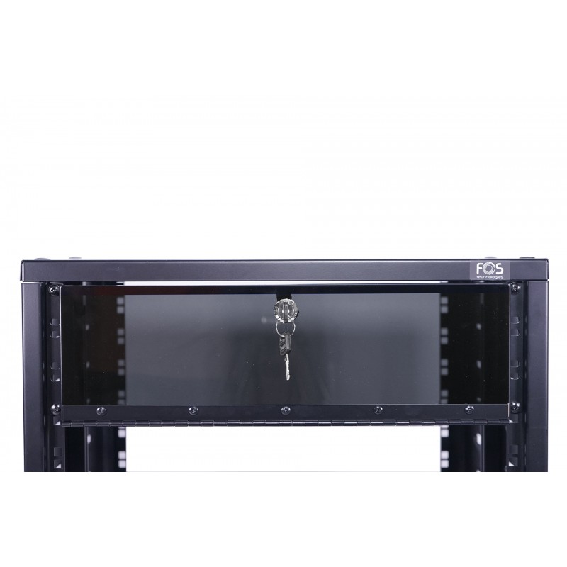 IHOS IRack Plexi 3U - panel rack 3U z zamkiem na klucz - 2