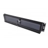 IHOS IRack Plexi 2U - panel rack 2U z zamkiem na klucz - 1 IHOS IRack Plexi 2U - panel rack 2U z zamkiem na klucz - 1