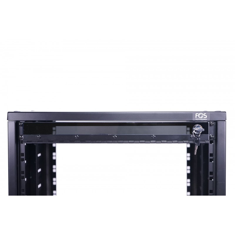 IHOS IRack Plexi 1U - panel rack 1U z zamkiem na klucz - 2 IHOS IRack Plexi 1U - panel rack 1U z zamkiem na klucz - 2