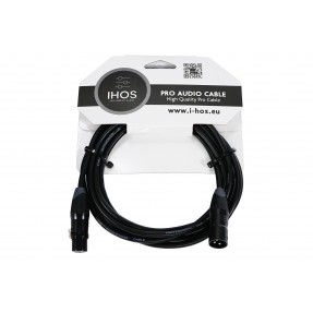 IHOS IC-XLRB-3 - kabel mikrofonowy, XLR męski na XLR żeński, 3m - 1