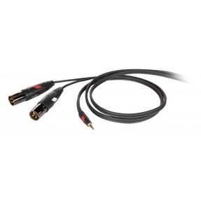 Die Hard DHG595LU18 - Kabel audio 2x XLR M - Jack 3,5 mm 1,8 m - 1