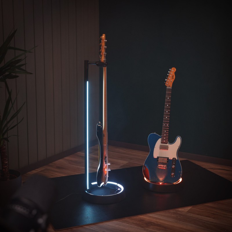 Gravity GS LS 01 NH B - Podświetlany statyw gitarowy z zaciskiem na szyjkę - 18 Gravity GS LS 01 NH B - Podświetlany statyw gitarowy z zaciskiem na szyjkę - 18