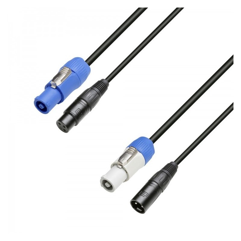 Adam Hall 8101 PSDT 0150 - kabel 2x PowerCon XLR M - XLR F 1,5m