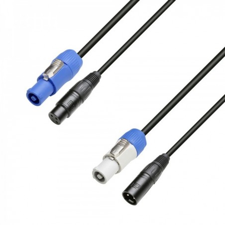Adam Hall 8101 PSDT 0150 - kabel 2x PowerCon XLR M - XLR F 1,5m