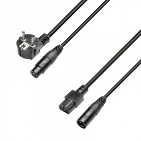 Adam Hall 8101 PSAX 1500 - kabel zasilający - sygnałowy 15m