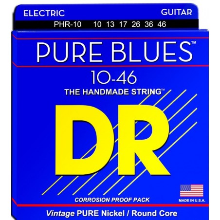 DR Pure Blues PHR-10-46 - struny do elektryka