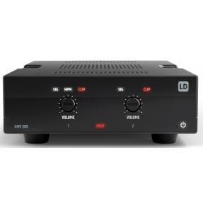 LD Systems AMP 205 - wzmacniacz instalacyjny 2x50 W 4 Ohm - 1