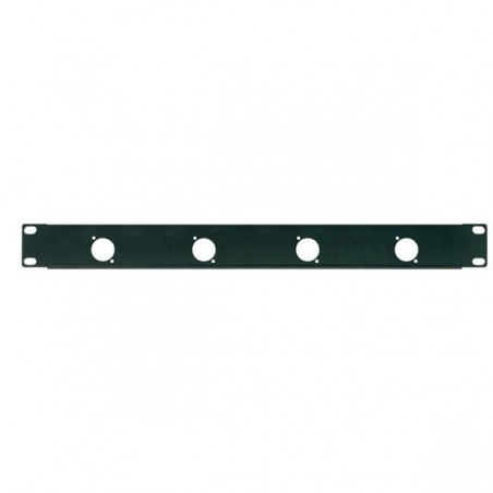 Proel Stage RK4N - Panel rack 1U z otworami dla złączy XLR/SPEAKON - 1