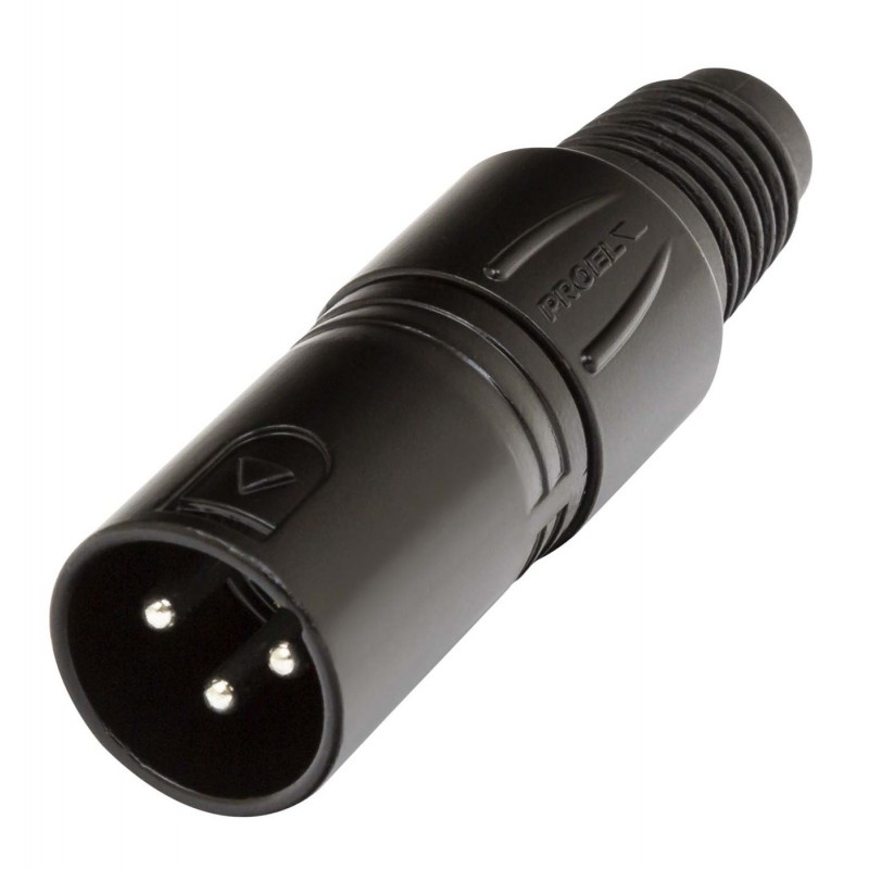 Proel Stage XLR3MVPRON - Wtyk męski XLR do montażu na kablu - 1 Proel Stage XLR3MVPRON - Wtyk męski XLR do montażu na kablu - 1