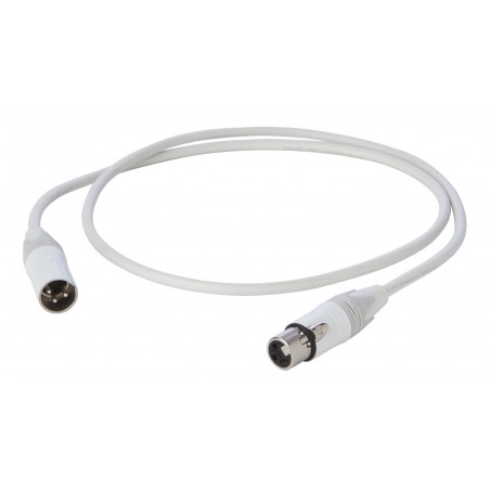 Proel Stage ESO210LU10WH - Kabel mikrofonowy Neutrik XLR żeńskie - Neutrik XLR męskie 10 m - 1