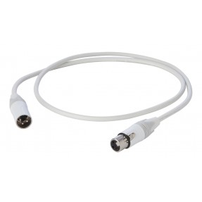 Proel Stage ESO210LU3WH - Kabel mikrofonowy Neutrik XLR żeńskie - Neutrik XLR męskie 3 m - 1