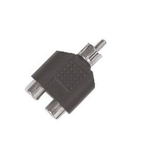 Proel Stage AT230 - Adapter 2x żeńskie RCA - męski RCA - 1