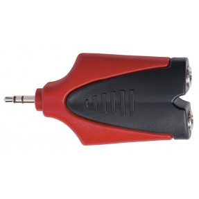 Proel Stage AT148PRO - Adapter wtyk stereo 3,5 mm - 2x gniazdo stereo 6,3 mm - 1