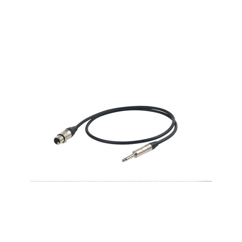 Proel Stage ESO250LU5 - Kabel audio Jack mono Neutrik Ø 6.3 mm - Neutrik XLR żeńskie 3 m - 1 Proel Stage ESO250LU5 - Kabel audio Jack mono Neutrik Ø 6.3 mm - Neutrik XLR żeńskie 3 m - 1