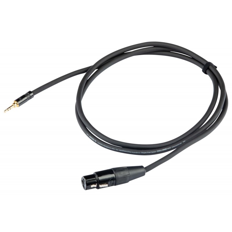Proel Stage CHLP280LU3 - Kabel audio Jack stereo 3,5 mm - XLR żeński 3 m - 1 Proel Stage CHLP280LU3 - Kabel audio Jack stereo 3,5 mm - XLR żeński 3 m - 1