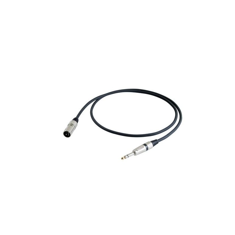 Proel Stage STAGE335LU2 - Kabel mikrofonowy Jack - XLR 0,6 m - 1 Proel Stage STAGE335LU2 - Kabel mikrofonowy Jack - XLR 0,6 m - 1
