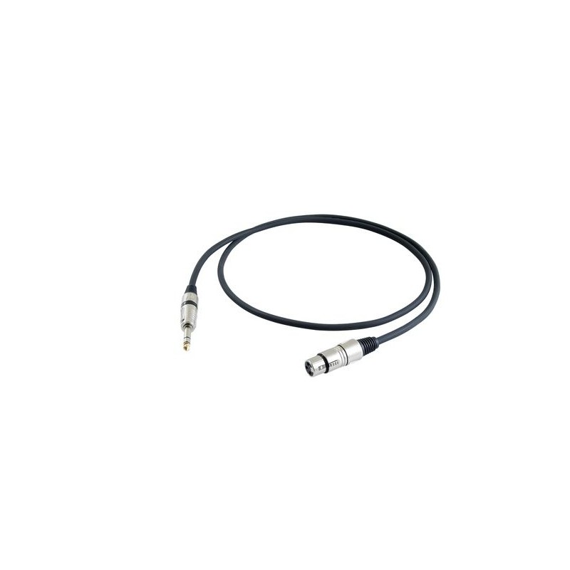 Proel Stage STAGE330LU1 - Kabel mikrofonowy Jack - XLR 1 m - 1