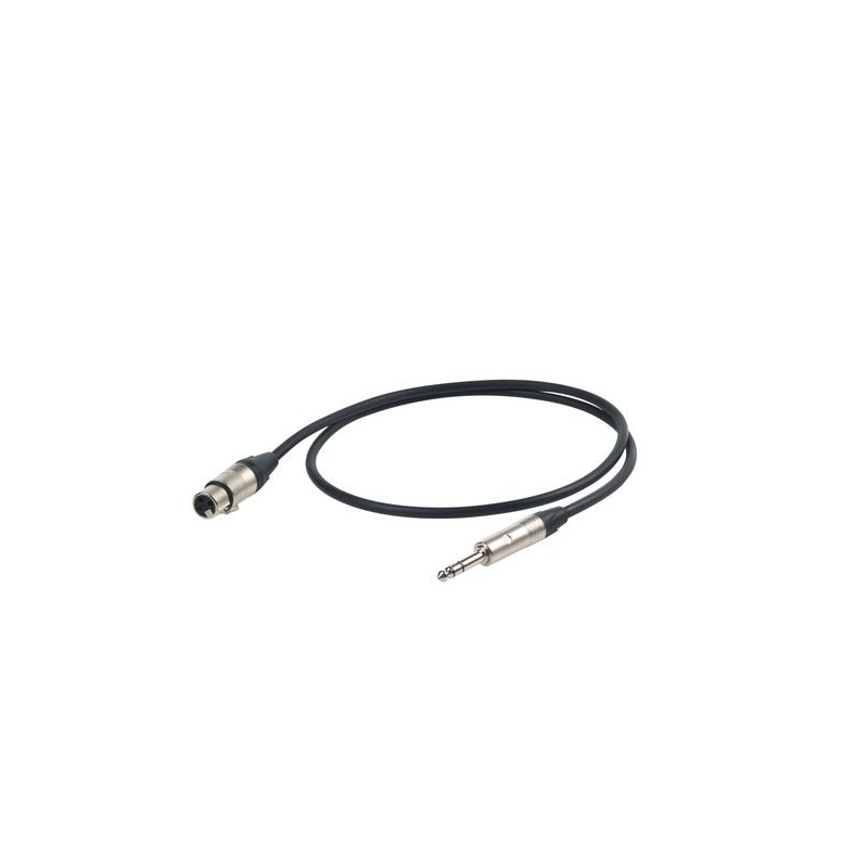 Proel Stage ESO245LU1 - Kabel mikrofonowy Jack stereo - XLR żeńskie 1 m - 1 Proel Stage ESO245LU1 - Kabel mikrofonowy Jack stereo - XLR żeńskie 1 m - 1