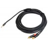 Proel Stage CHLP215LU15XL - Kabel audio "Y" Jack stereo 3,5 mm - 2x RCA 1,5 m - 1