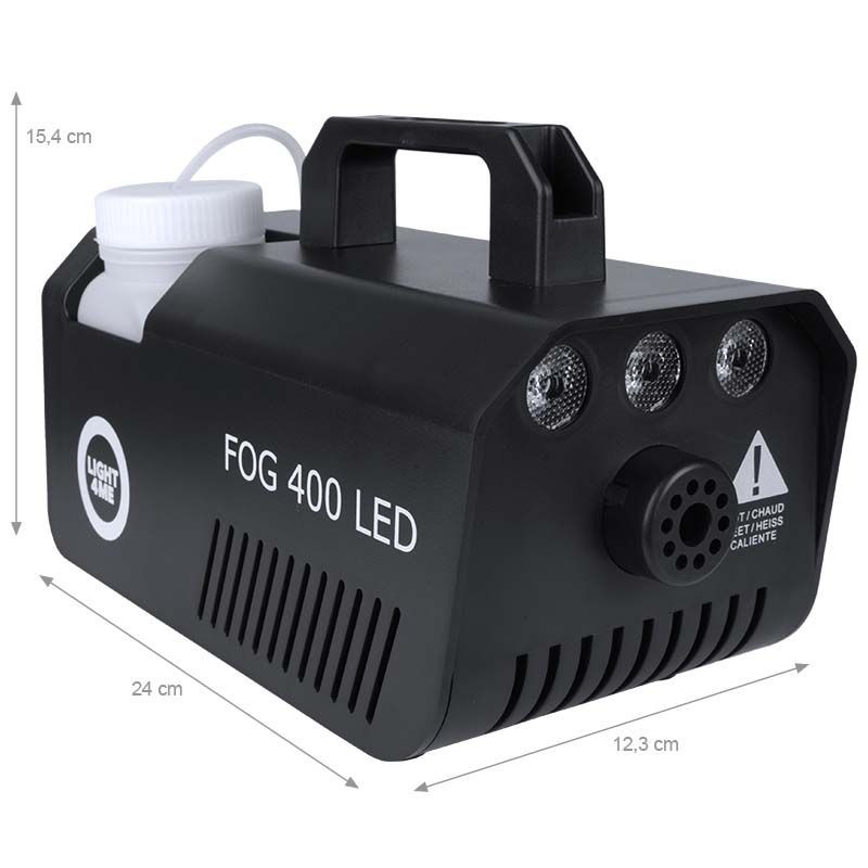 LIGHT4ME FOG 400 LED wytwornica dymu mała lekka wydajna - 2