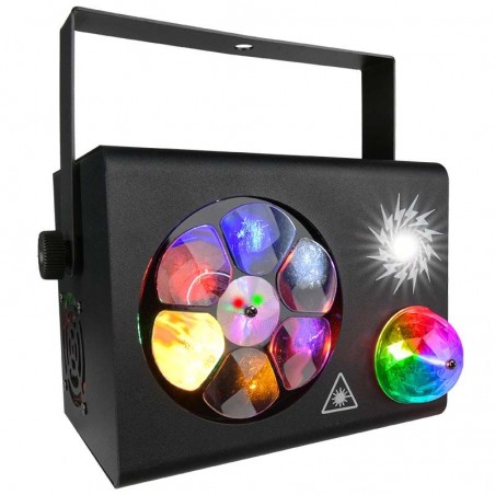 LIGHT4ME PARTY BOX efekt disco LED ball laser stroboskop gobo - 1