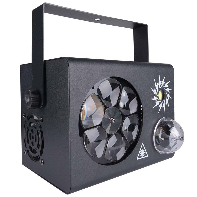 LIGHT4ME PARTY BOX efekt disco LED ball laser stroboskop gobo - 2