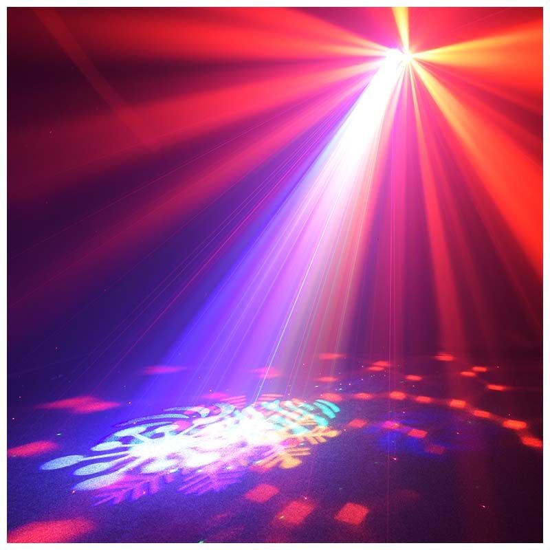 LIGHT4ME PARTY BOX efekt disco LED ball laser stroboskop gobo - 5