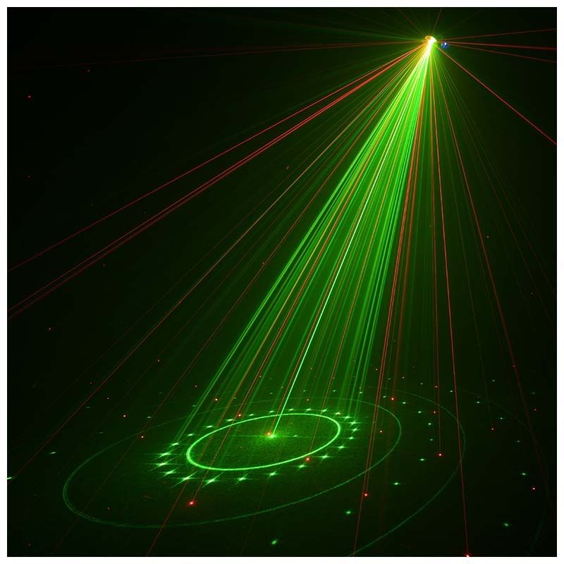 LIGHT4ME PARTY BOX efekt disco LED ball laser stroboskop gobo - 6