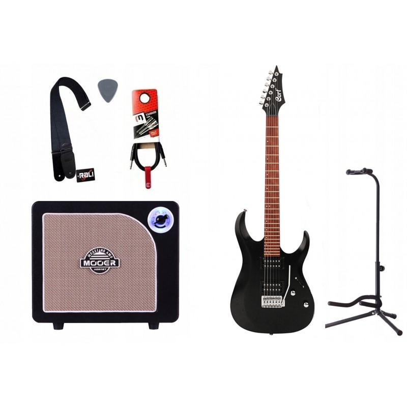 Gitara elektryczna + wzmacniacz 15W zestaw 1370 - 1