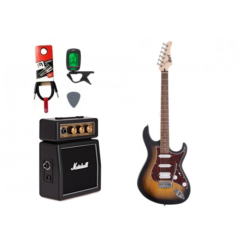 Gitara elektryczna + wzmacniacz 1W zestaw 1386 - 1 Gitara elektryczna + wzmacniacz 1W zestaw 1386 - 1