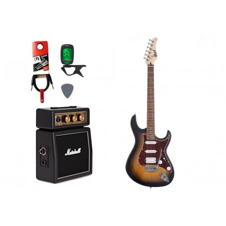 Gitara elektryczna + wzmacniacz 1W zestaw 1386 - 1