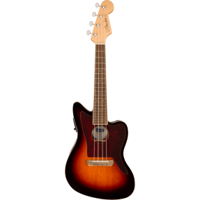 Fender Fullerton Jazzmaster Uke WF TP 3-Color Sunburst - Ukulele koncertowe - 1